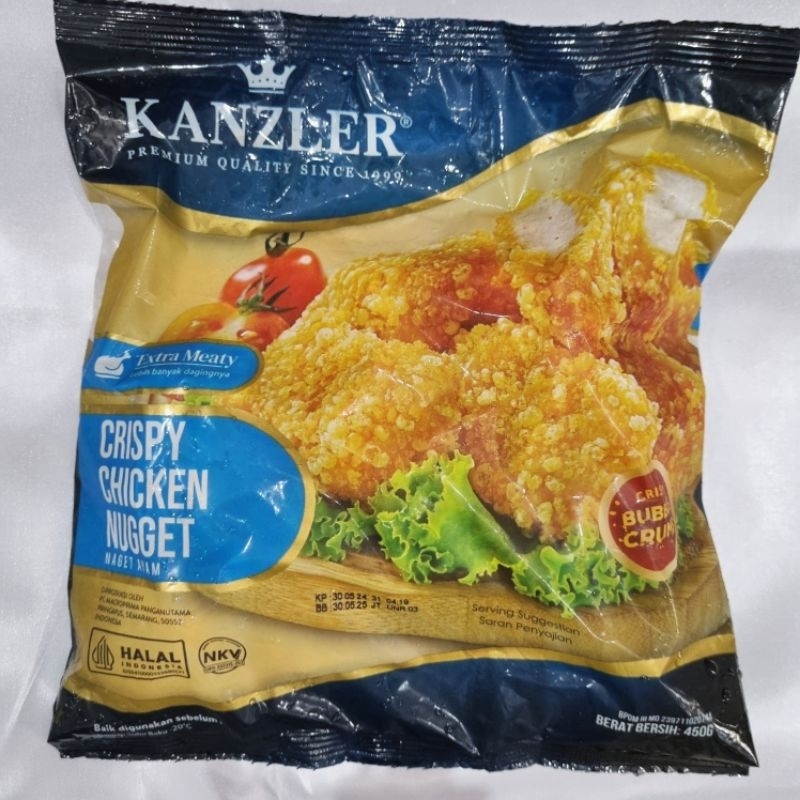 

Kanzler Crispy Chicken Nugget Ayam Renyah netto 450g
