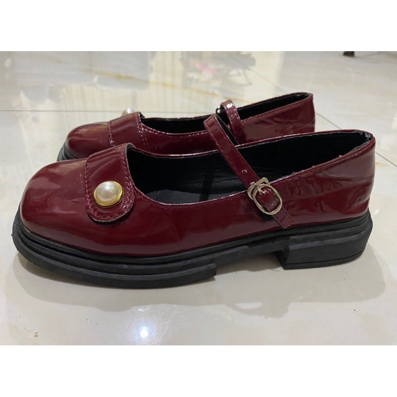 Mary Jane Red Shoes preloved