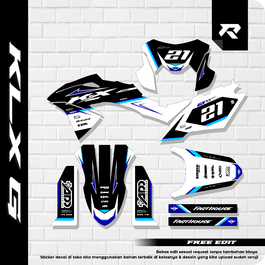decal klx BF - sticker decal klx BF - decal klx G - sticker klx 150 G