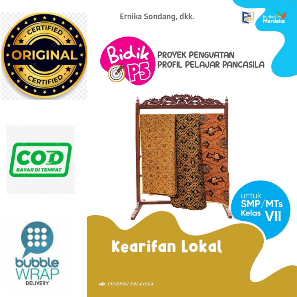 BIDIK P5 KEARIFAN LOKAL SMP/MTS KLS.7/KM
