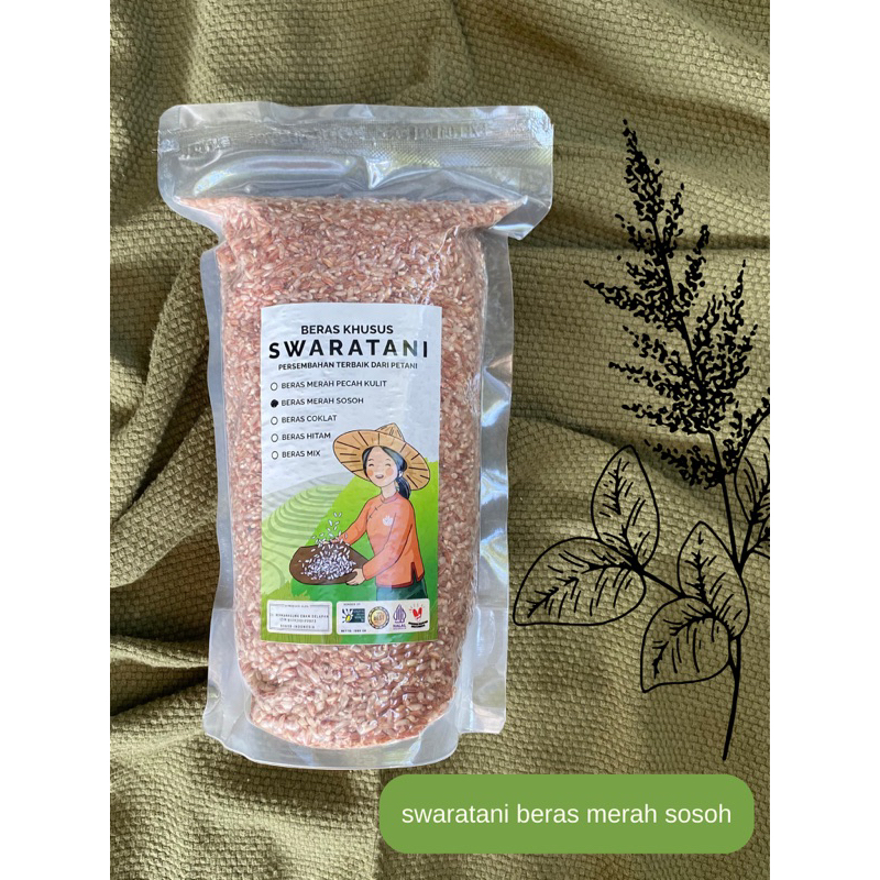 

SWARATANI(beras merah sosoh)1kg/berassehat