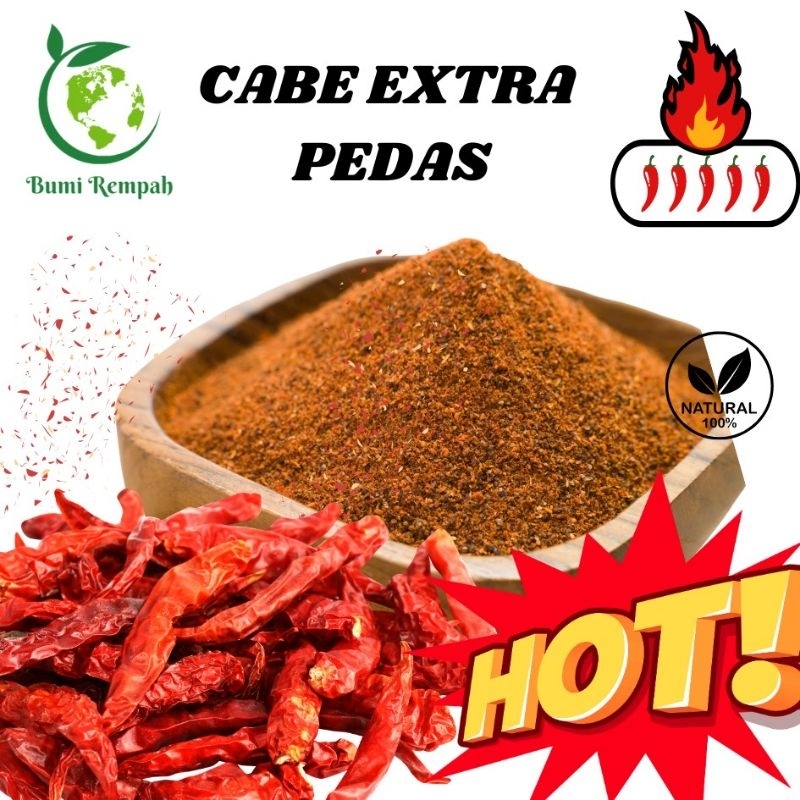 

Cabe bubuk super pedas (1kg)