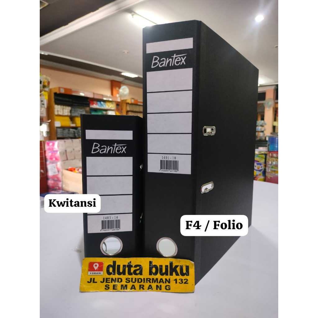 

Ordner Bantex 1401 Folio Economic Hitam