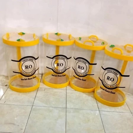 Tabung Es Buah Aquarium D30 T45 dual handel 30 liter