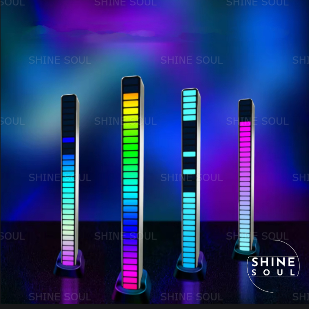 Lampu LED RGB Musik Spektrum Sensor Suara | Lampu Ritme LED Sensor Musik untuk Komputer Mobil Gaming