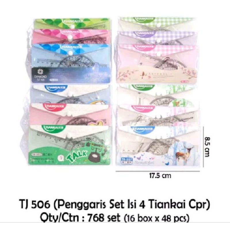 

penggaris set tiankai...