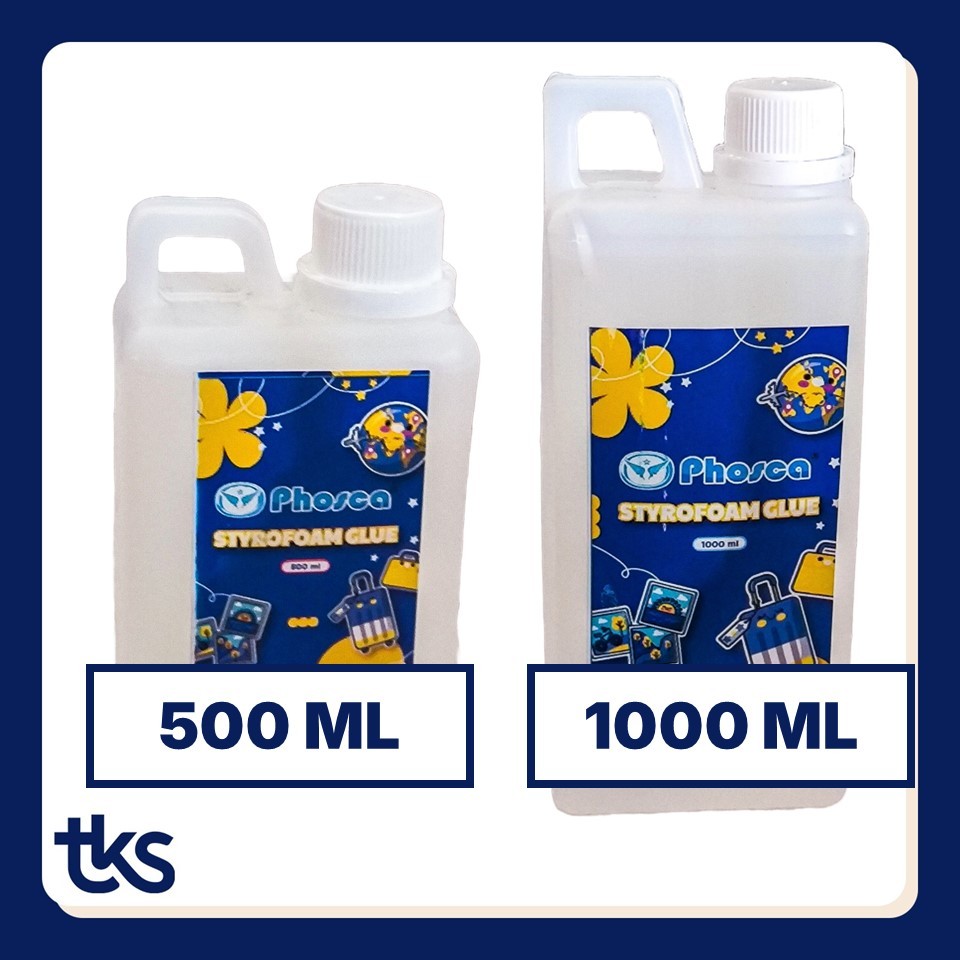 

Lem Styrofoam Gabus PHOSCA - 500ml / 1L 1 Liter