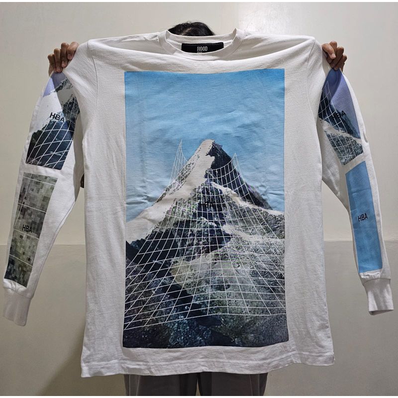 HOOD BY AIR. HBA Paramount Ice Mountain Long Sleeve Sweatshirt