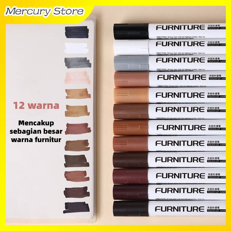 

【MUDAH】Prmnen Furniture Marker Spidol Repair Marker Penghilang Goresan Kayu - Furniture Touch up Marker Untuk Reparasi Furnitur Kayu Perabot