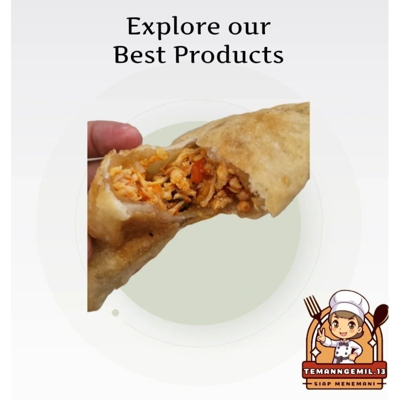 

cireng isi ayam suwir pedas