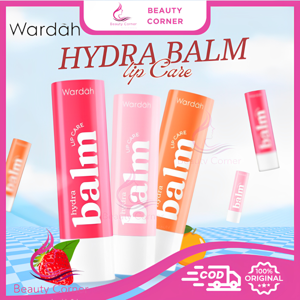 Wardah Everyday Fruity Sheer Lip Balm | Hydrabalm Lip Care