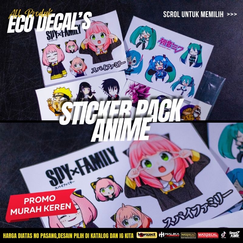 

STIKER PACK ANIME