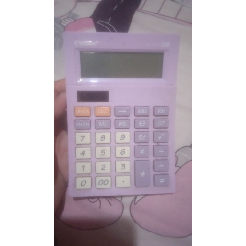

preloved kalkulator canon type AS-120V minus baca deskripsi