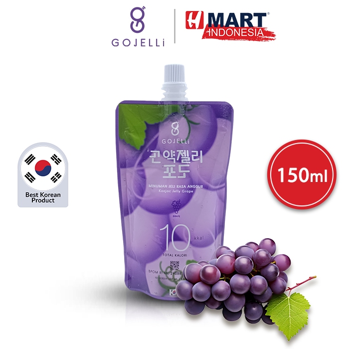 

GOJELLI Konjac Jelly Grape - Minuman Jeli Rasa Anggur 150ml