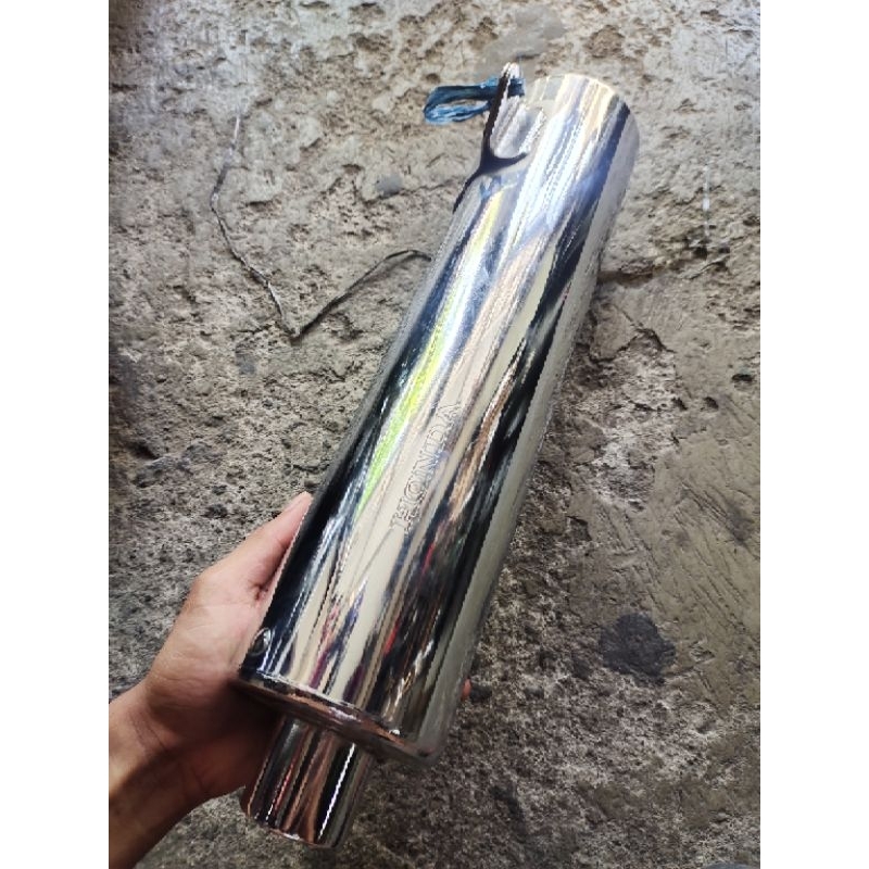 slencer knalpot Honda Supra x 125 Batman original