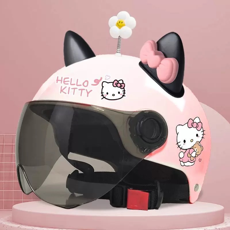 kupu-kupu Helm dewasa Wanita Kuping Kucing Lucu telinga kucing 2pcs hiasan helm bentuk kuping kucing