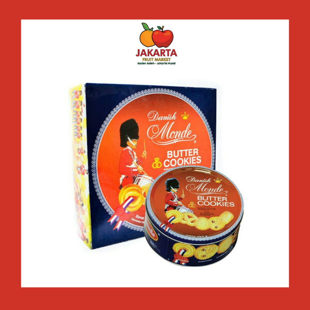 

DENISH MONDE BUTTER COOKIES / MONDE BISKUIT KALENG / BISKUIT MENTEGA 908 GR