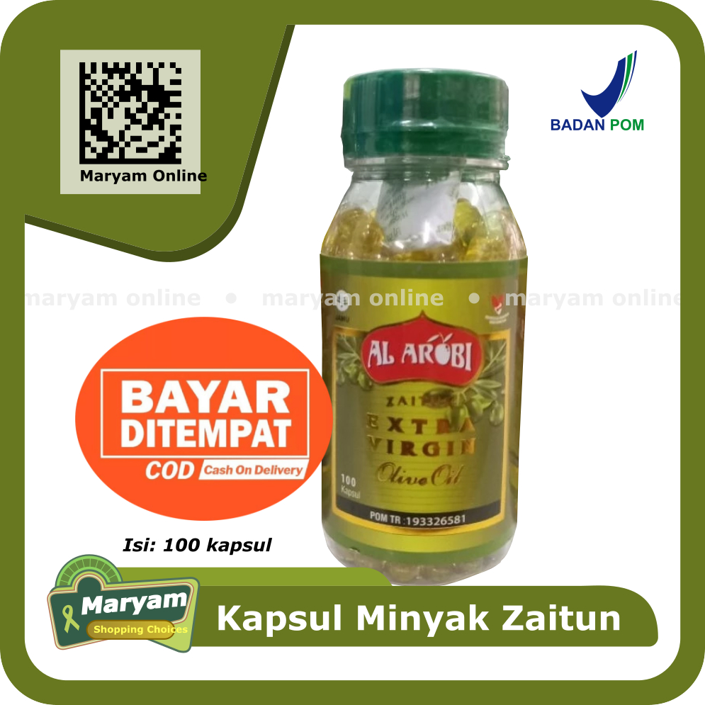 

Kapsul Minyak Zaitun Extra Virgin Olive Oil Al Arobi