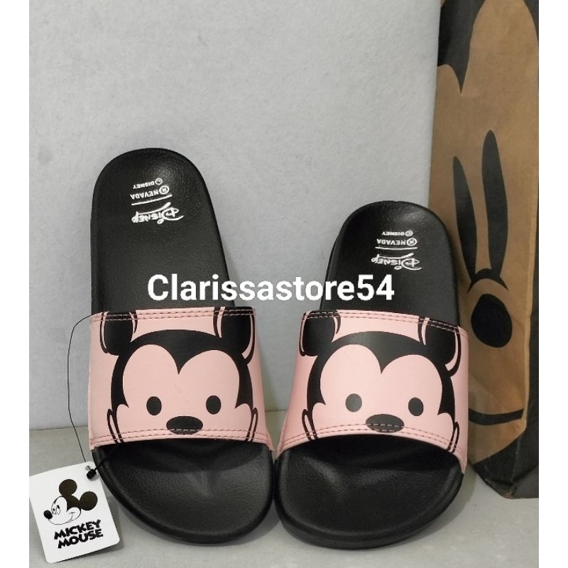 Sandal Selop Tsum Disney Nevada - Sandal Wanita dan anak-anak (Bisa couple Ayah ayah Ibu dan Anak)