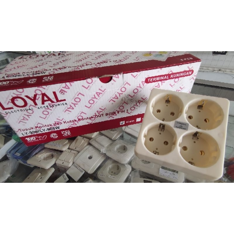 steker T multi 4 lubang 4in1 loyal matsui