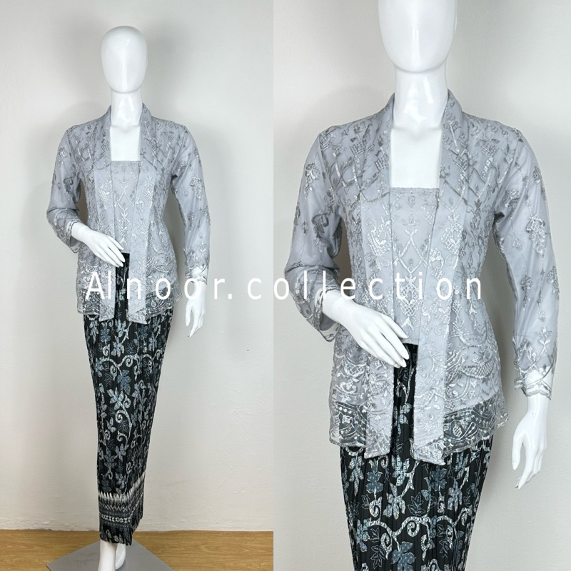 Kebaya kutubaru tulle mewah / kebaya kutubaru brokat / kebaya kutubaru modern / kebaya lamaran mewah