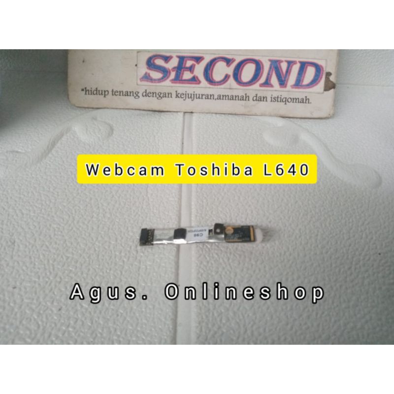 webcam Toshiba L640 normal