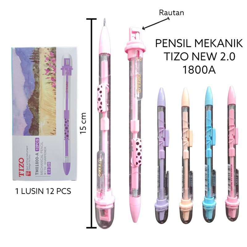 

pencil/pensil tizo /pensil mekanik tizo 1800/klik samping