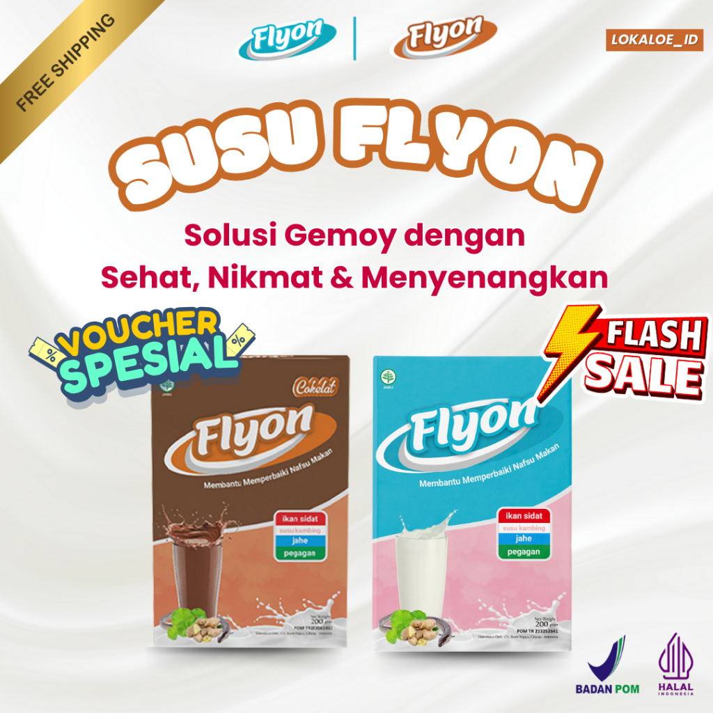 

Box Susu Flyon Original & Coklat Susu Penggemuk Badan Original Vitamin Penambah Berat Badan Suplemen Penambah Berat Badan