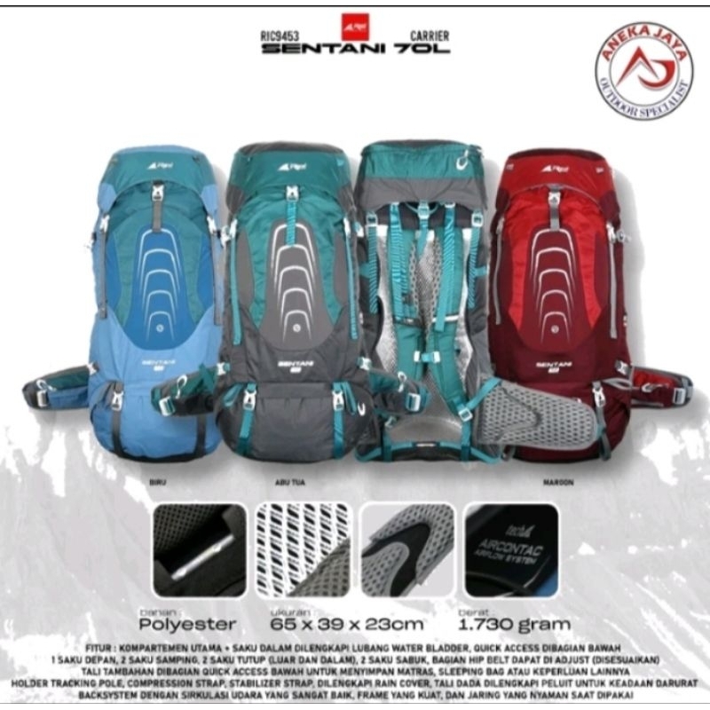 CARRIER AREI SENTANI 70L