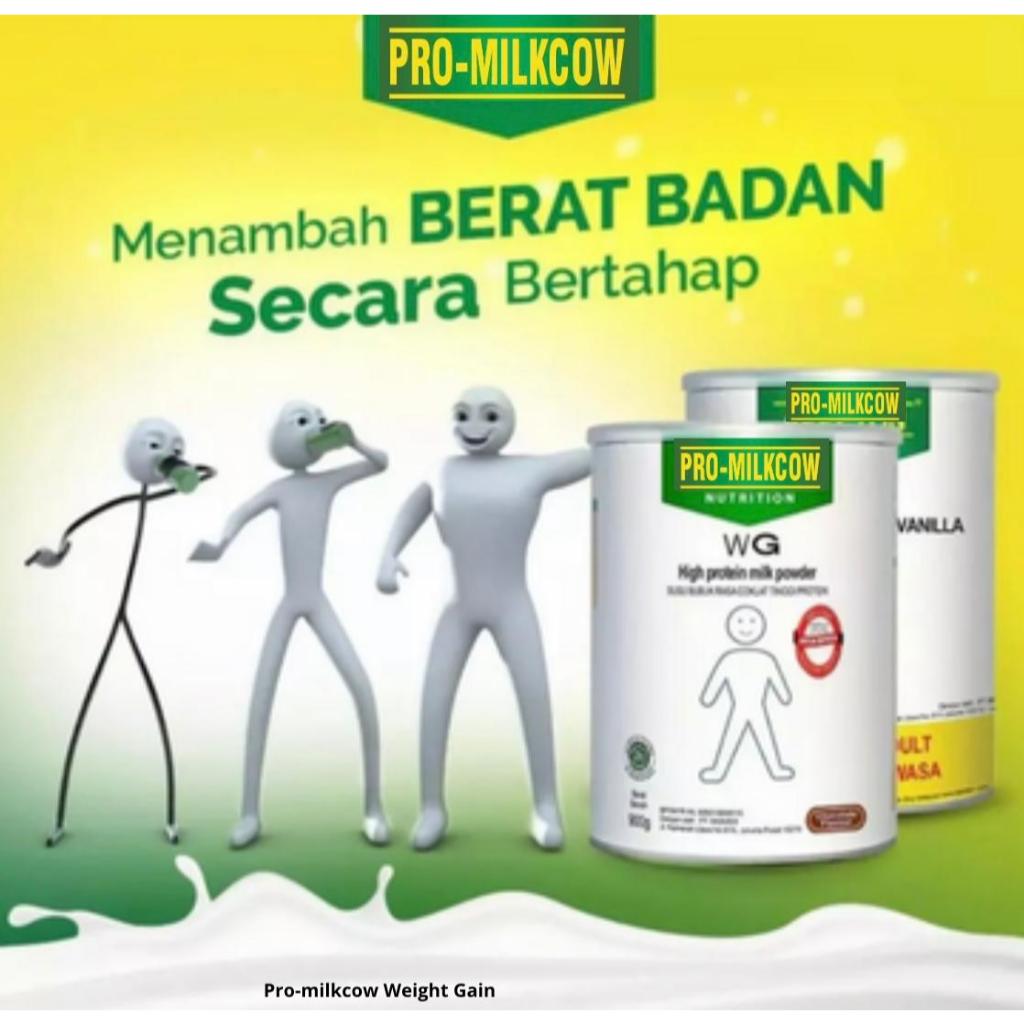 

PROMILKCOW WEIGHT GAIN SUSU Penambah berat Badan Dewasa BPOM