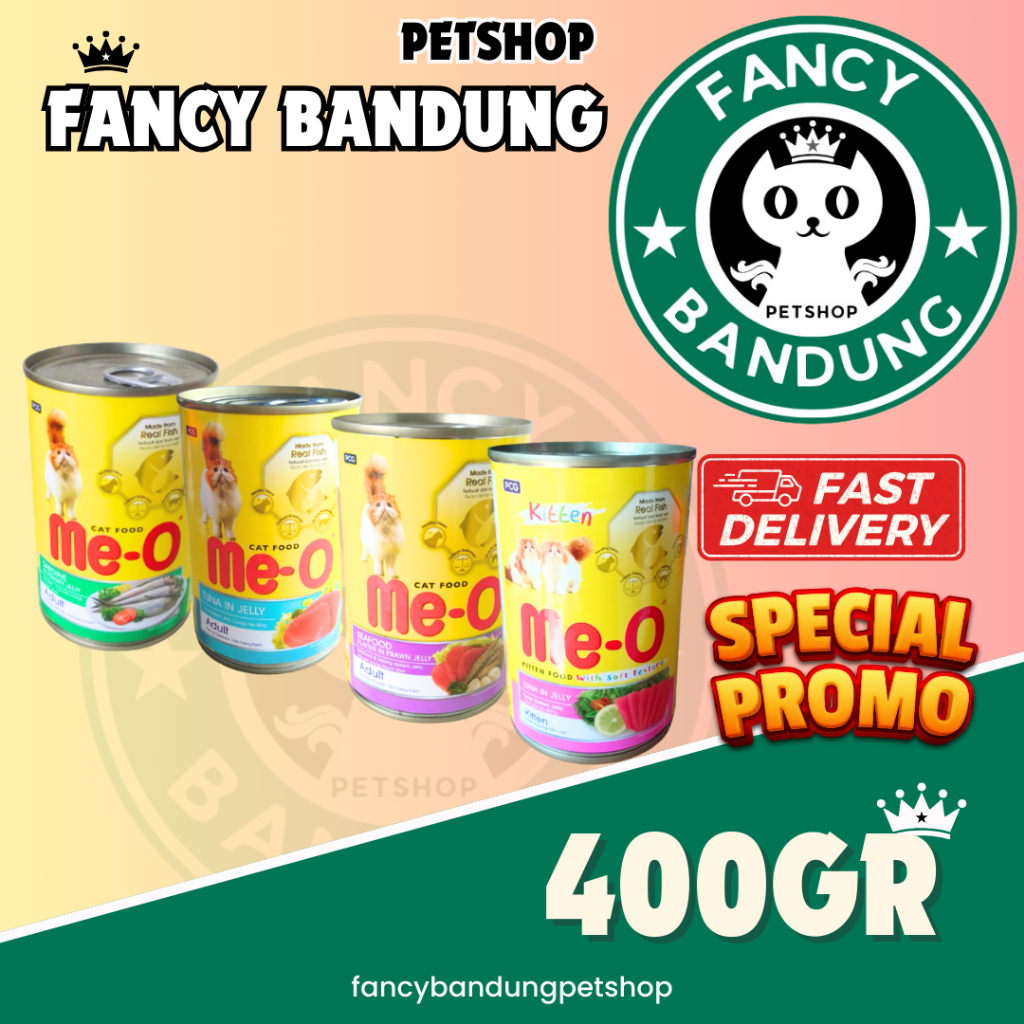 MEO Kaleng 400gr Makanan Basah Kucing MEO wet food