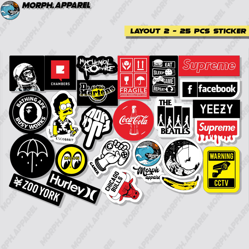 

Sticker Pack Premium - Sticker Helm / Outdoor - STICKER GRAFTAC - LAYOUT 2 - Morph.Apparel