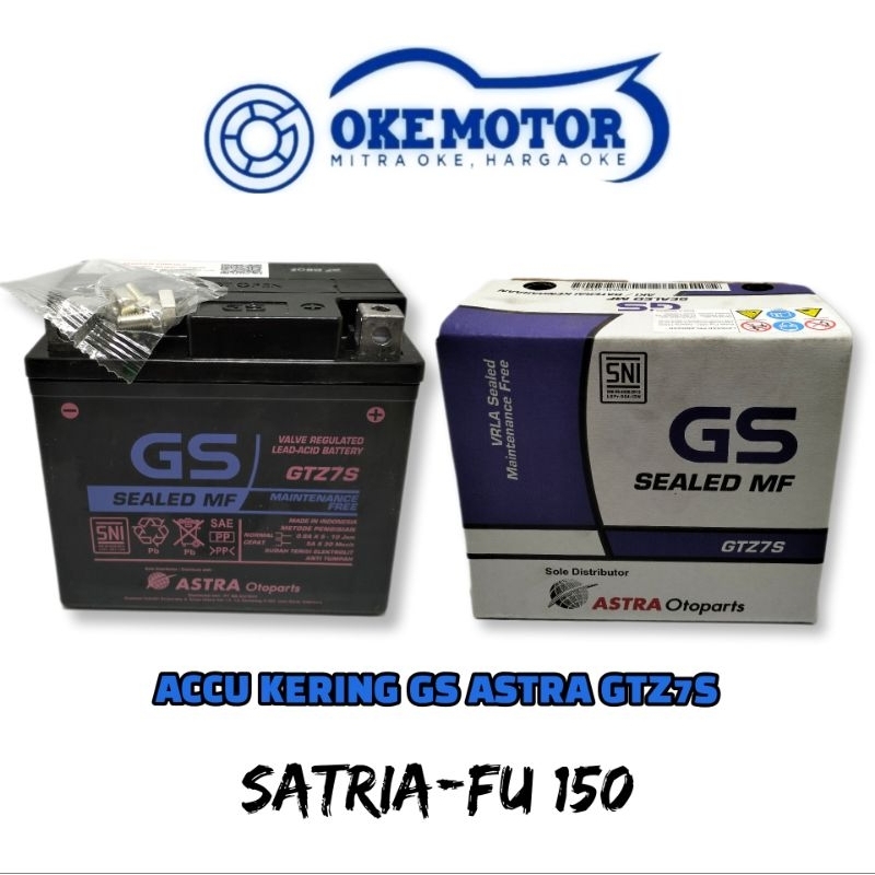 AKI GS ASTRA SEALED MF KERING GTZ-7S SATRIA-FU 150