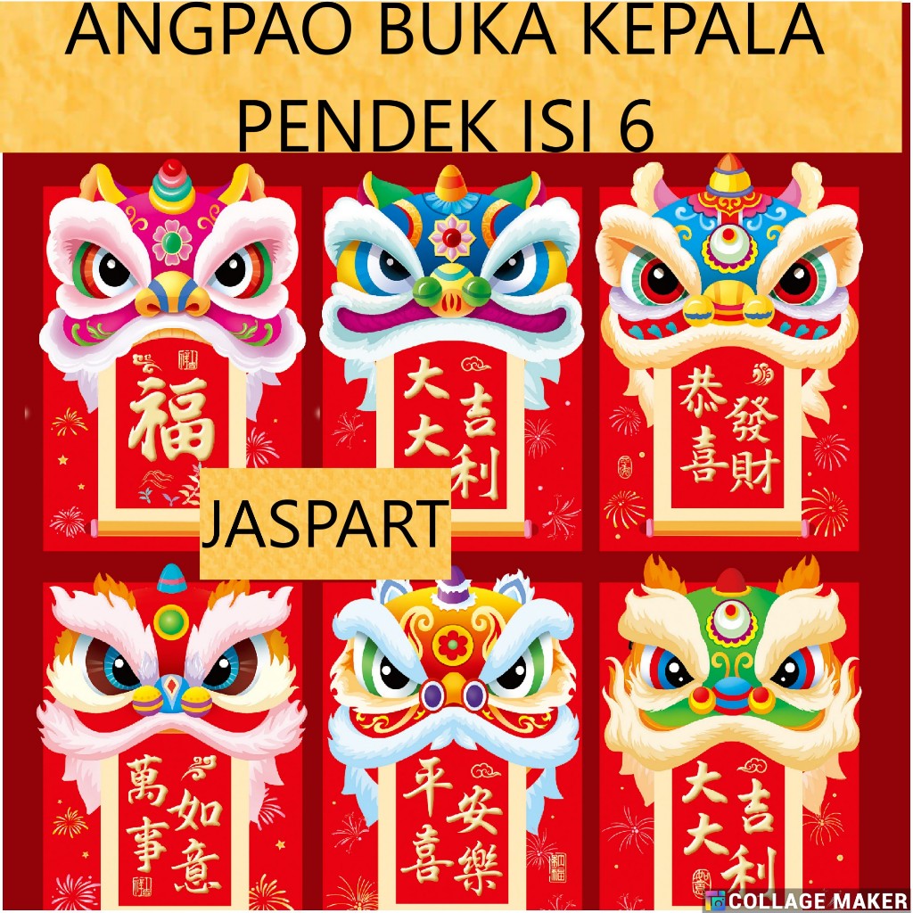 

READY STOCK! ANGPAO IMLEK PENDEK SHIO ULAR 2025 HONG BAO FUNG PAU MURAH FREE ONGKIR