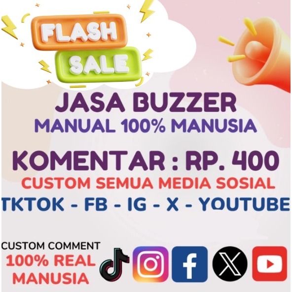 JASA KOMEN INSTAGRAM KOMEN TIKTOK KOMEN FACEBOOK KOMENTAR TIKTOK KOMENTAR INSTAGRAM FACEBOOK TWITTER