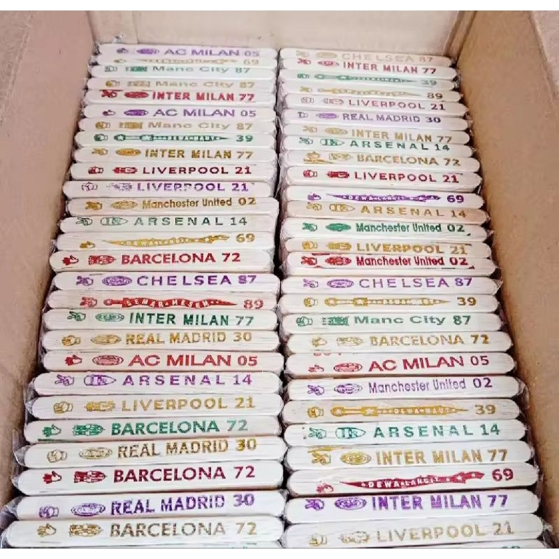 250 PCS STIK SABLON - STIK ICE CREAM BERGAMBAR / 250 STIK MAINAN - KERAJINAN SENI TANGAN / STIK