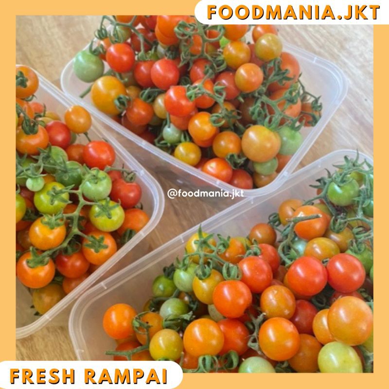 

FRESH TOMAT RAMPAI ASLI LAMPUNG 250 gram by FOODMANIA.JKT