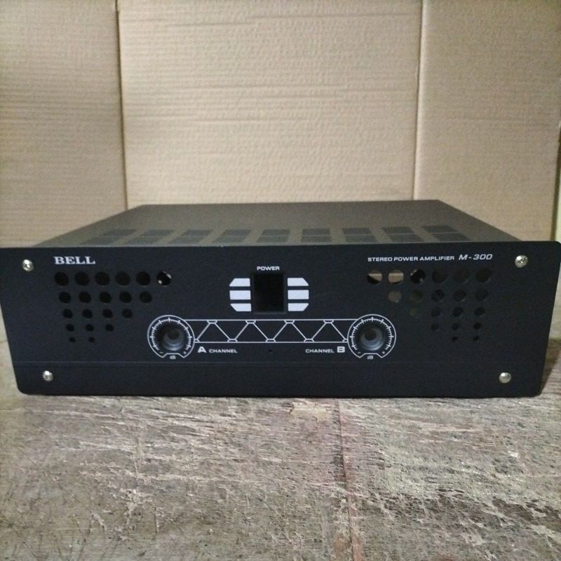 BOX STEREO POWER AMPLIFIER BOX POWER BELL M300 ORIGINAL