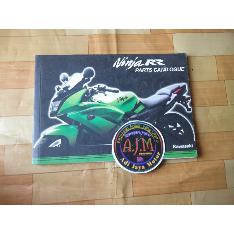 Buku Part Katalog Catalog Copian Kawasaki Ninja RR 2012