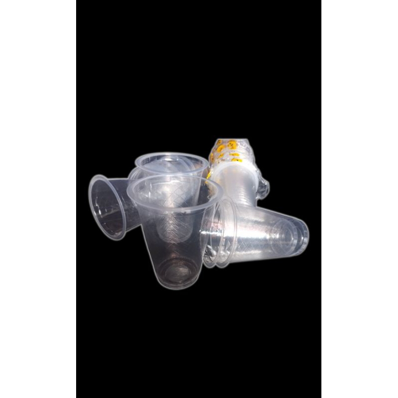 Gelas Plastik Cup Kopi Ukuran 220ml Isi 20 Pcs
