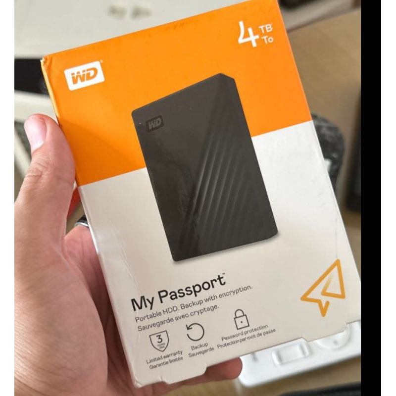 Harddisk External WD My Passport 4Tb