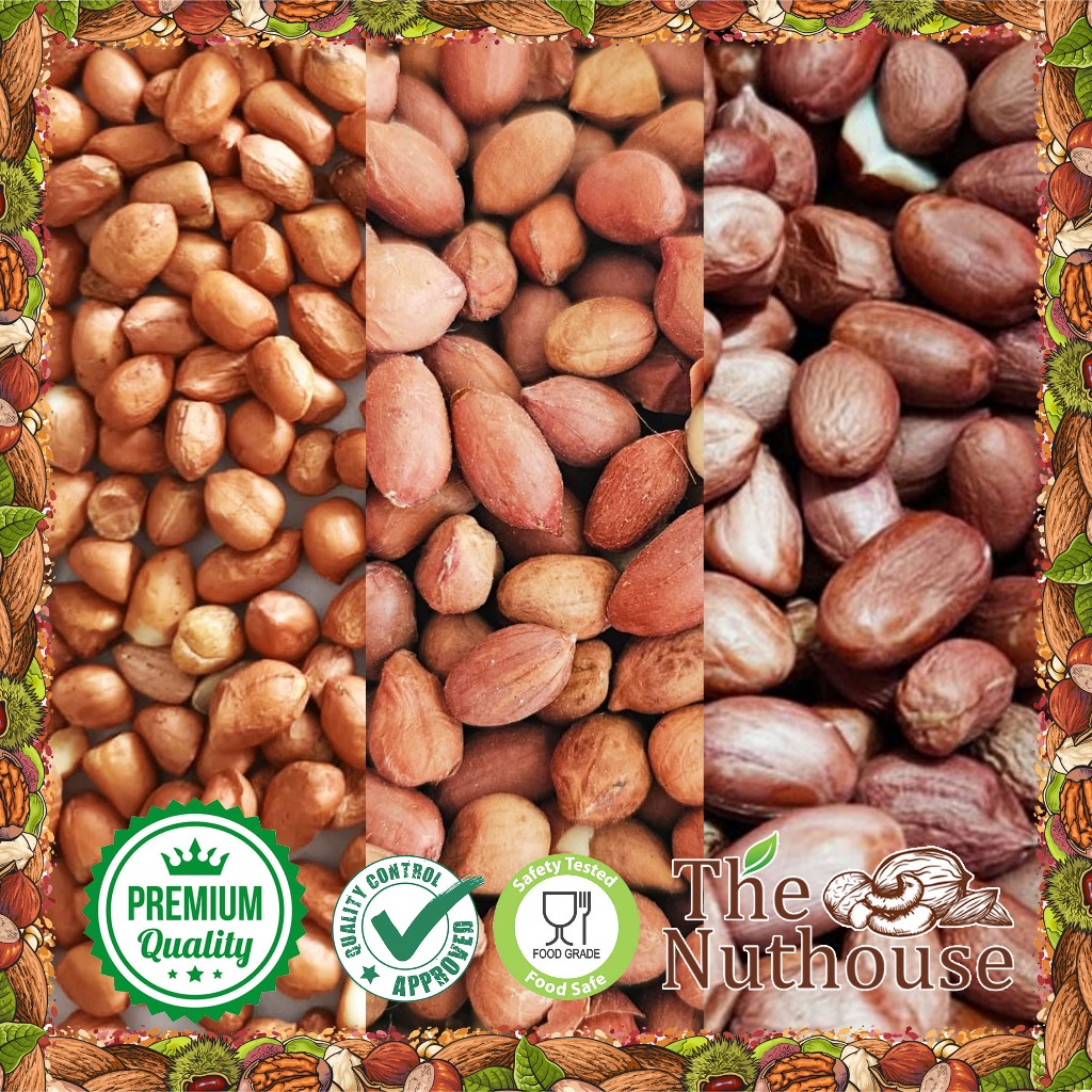 

100gr Kacang Tanah Kulit Mentah / Skinned Peanut Kernel Raw [Lokal / Import Kadiri / Import Tanzania]