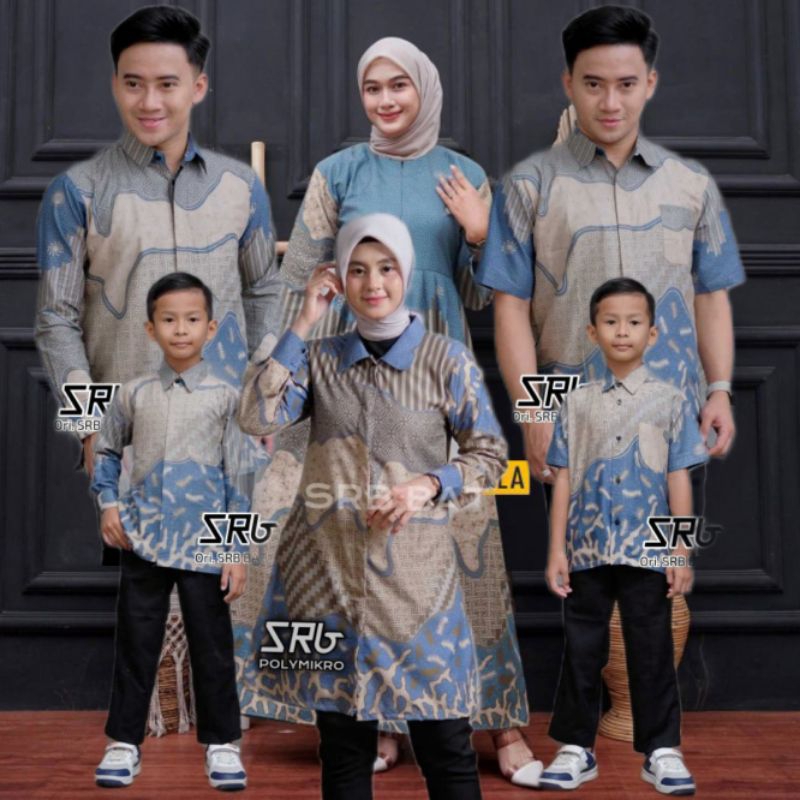 BISA PISAH || Couple Batik Keluarga Suami Istri Anak Cowok 2-13 Tahun Inara || Sarimbit Batik Family