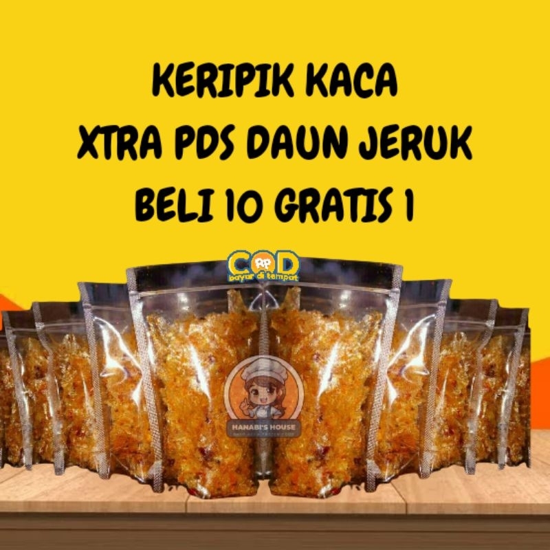 

(KERIPIK KACA BELI 10 GRATIS 1) Keripik kaca xrtra pedas daun jeruk basreng SOSRENG PEDAS DAUN JERUK/ Tersedia baso aci instan cuanki seblak boci tulang rangu bawang cirawang isi ayam mercon pedas cireng mercon cimol keju