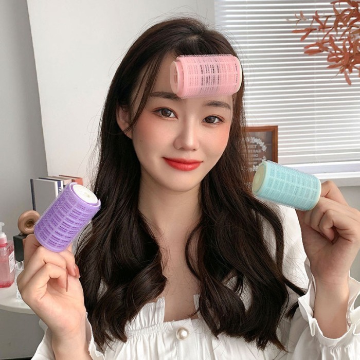 Roll Rambut Besar Hair Style Styling Salon - Rol Jepitan Ikat Rambut Curly Wave Styling Gulung Kerit