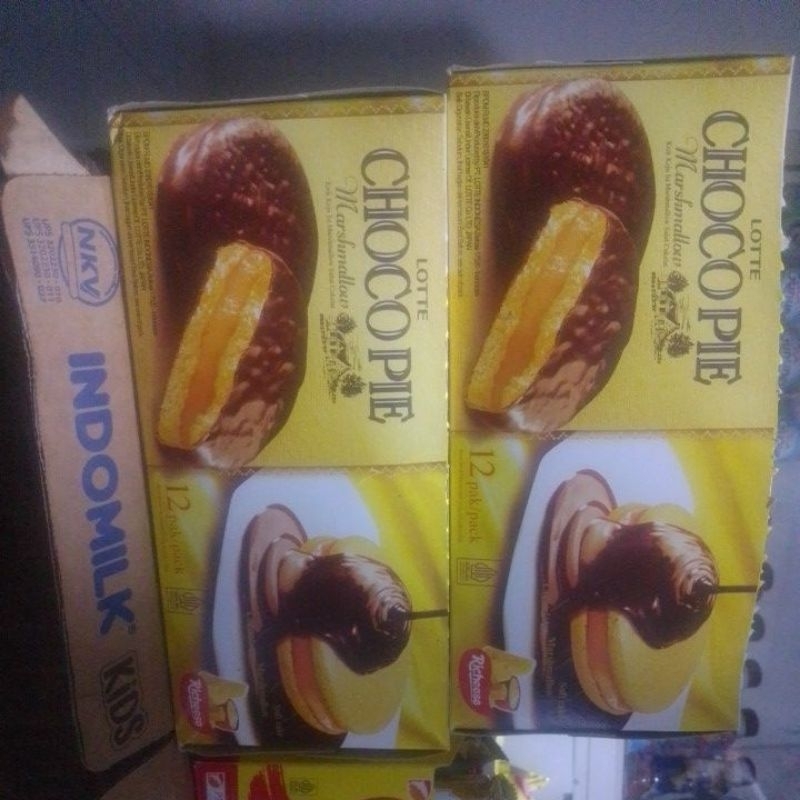 

choco pie marshmallow keju isi 12pcs