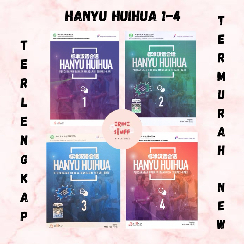 PANDUAN PERSIAPAN HSKK (HANYU HUIHUA 1-4) TERMURAH, BACA DESKRIPSI