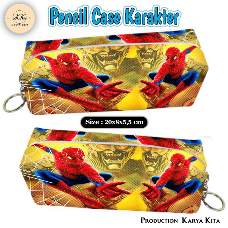

kotak pensil karakter SPIDERMAN 01
