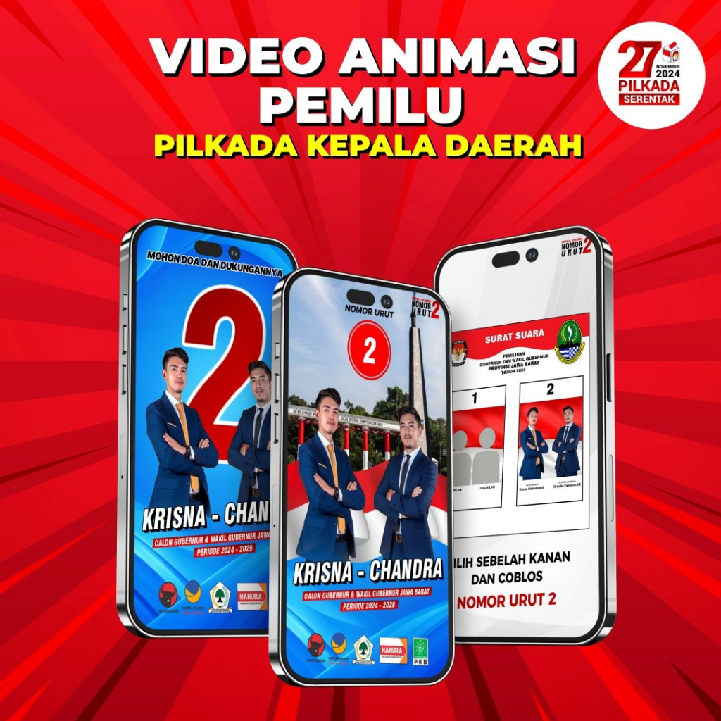 Video Pilkada 2024 - Video Animasi Caleg - Video Animasi Pemilu Pemerintah Daerah
