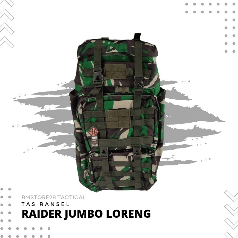 TAS RANSEL RAIDER LOKAL TNI AD LORENG MALVINAS TACTICAL